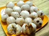 Recipe Hot n sweet rice flour dumplings / uppu urundai / kaara kozhukattai & vella kozhukattai