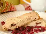 Recipe Coconut, cranberry and walnut biscotti