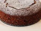 Recipe Chocolate ginger cake with custard sauce - happy birthday hubby :-)