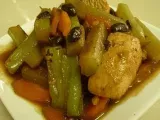 Recipe Bitter gourd with chicken in fermented black beans