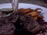 Recipe Want to wine and dine but short on time? (recipe ? rack of lamb in red wine sauce)