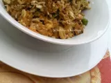 Recipe A bowl of sardine fried rice / nasi goreng sardin