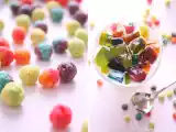 Recipe Custard jelly trifle - wish you all colorful new year 2011 !!!