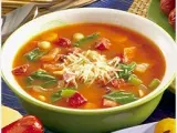 Recipe Low fat autumn vegetable minestone soup in the crock pot