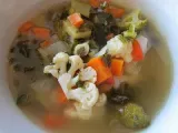 Recipe Fresh vegetable soup & new year's resolutions