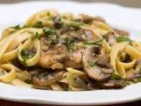 Recipe Pork tenderloin medallions with marsala sauce and pasta