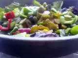 Recipe Fennel, peppers, lettuce salad