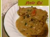 Recipe Posto rui (rohu fish cooked in poppy seed paste)