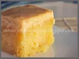 Recipe Cassava cake with coco custard topping