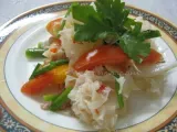Recipe Spicy snow fungi mushroom salad (yam hed hou nou khow)