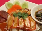 Recipe Thai red bbq pork (khao mou daeng)