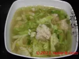 Recipe Minced chicken & cabbage soup