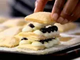 Recipe Blueberry mille feuille