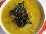 Recipe Kumbalanga cherupayar parippu curry~ash gourd and moong dal curry