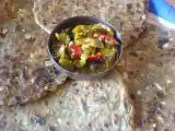 Recipe Sunflower seed and cabbage parathas