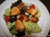 Recipe Tropical salad with baked tilapia