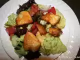 Recipe Tropical salad with baked tilapia
