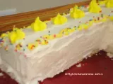 Recipe sweet treats - vanilla sponge cake with butter-cream frosting