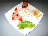 Recipe Reunion dinner - bountiful goldfish salad (年年有余)