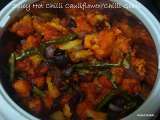 Recipe Spicy hot chilli cauliflower/gobhi chilli