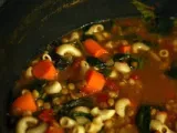 Recipe Lentil and macaroni soup