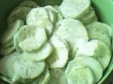 Recipe Cucumber salad with sour cream