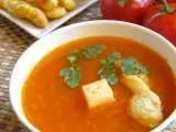 Recipe Indian Tomato Soup With Chilli Cheddar Puff Sticks