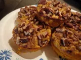Recipe Banana pumpkin pecan muffins