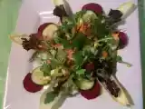 Recipe you're a star salad with honey-dijon vinaigrette dressing