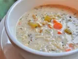 Recipe Slow cooker creamy chicken and wild rice soup