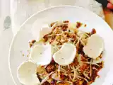 Recipe Tahu tek (surabaya style tofu and bean sprout salad with dark peanut sauce) recipe