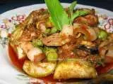 Recipe Stir-fried spicy wild boar (Phad Phed Mou Pa)