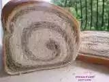 Recipe Black Sesame Spiral Loaf Bread/ Straight Dough Method