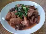 Recipe Braised pork belly with Wood ear fungus