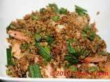 Recipe Fried Prawns With Oats And Pandan (Screwpine) Leaves