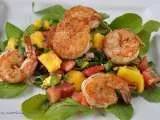 Recipe Shrimp and Scallop Salad with Mango Salsa