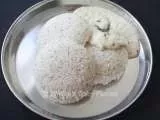 Recipe Super Soft Idlis with Flax Seeds / Steamed Rice cakes with Flax seeds