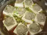 Recipe Steam tofu with minced pork and prawn