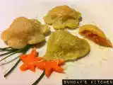 Recipe Buckwheat ravioli stuffed with pumpkin and mashed potatoes