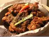Recipe Kancha Lonka Murgi, Green Chili Chicken Curry