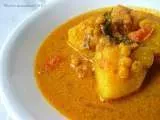 Recipe Potato Curry/ Aloo Curry with Chana dal.