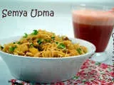 Recipe Vermicelli Pilaf (Semya Upma) for National Noodle Month