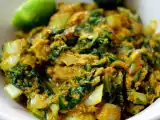 Recipe Mustard greens (sawi putih) in masala gravy
