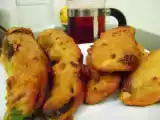 Recipe Kaya baji (batter fried raw banana) and mulakku baji (batter fried green pepper)