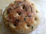 Recipe Rosemary focaccia 65c tangzhong method