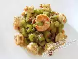 Recipe Spicy celery prawns, happy call recipe