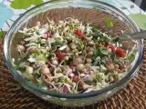 Recipe Sprouted bean and peanut salad