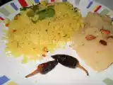 Recipe Moong dal upuma and sheera / pasi paruppu pittu