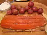 Recipe Plank-grilled salmon with dill sauce (visit site)
