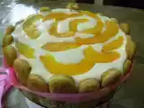 Recipe Peach-bavarian cream charlotte